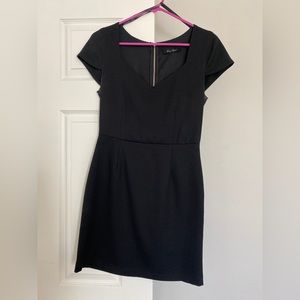 Black A Line Mini Dress